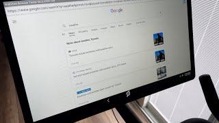 Using Web Browser on the Peloton