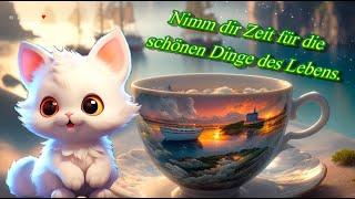 Nimm dir Zeit für die schönen Dinge des Lebens  liebe Grüße von mir