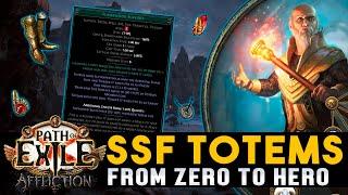 Hierophant Flamewood Totems - How to Start SSF Magic Find [Part 1] Path Of Exile - Affliction 3.23