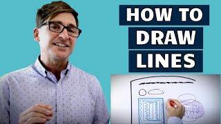 Graphic Facilitation – How To Draw Lines By Keynote Speaker Simon Banks |  Lesson 2