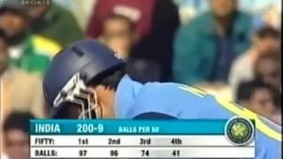 SHOAIB AKHTAR AMAZING BOWLING SPELL 4/25 VS INDIA