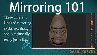 Mirroring in ZBrush