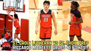 Underrated Hooper Drops 41 Points! St. Croix Lutheran vs St. Croix Prep