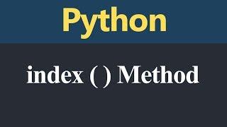 index Method in Python (Hindi)