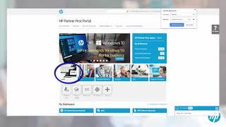 Logging in to HP University from the Partner First Portal