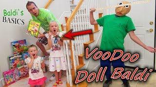 Baldi's Basics in Real Life VooDoo!  Family Games Scavenger Hunt!!