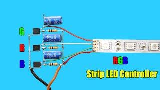 Nice Effect RGB LED Strip Controller Circuit