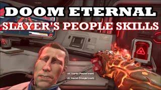 DOOM Eternal - All DOOM Slayer's Human Interactions (Funny)