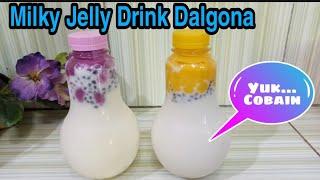 ES SUSU JELLY- Milky jelly drink dalgona  - Minuman kekinian untuk jualan