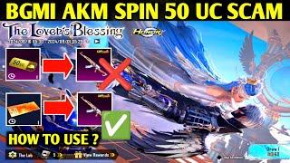 Bgmi Upgrade Akm Spin 50 Uc Scam | Lovers Blessing No More Voucher Trick ? Honor Ultimate Set