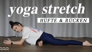 Entspanntes Yoga für Hüfte, Rücken & Schultern | Bye Bye Stress und Anspannung!  | 25 Min. Stretch