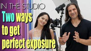 2 ways to get perfect exposure in the studio!