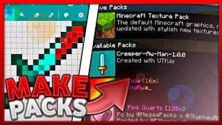 How To Make Your Texture Pack On Andriod & IOS - 2020 1.14+  - Minecraft Bedrock Edition