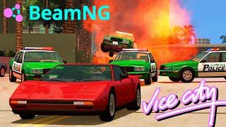 Vice City Police Chases | BeamNG.drive