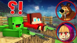 JJ and Mikey Became FBI and Hunt The Monsters in minecraft Maizen?!