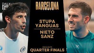 QUARTER FINALS | Stupa/Yanguas VS Nieto/Sanz | Premier Padel Finals | Barcelona