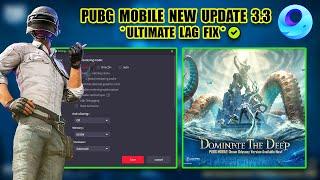 How To Fix Lag In Pubg Mobile Update 3.3 Emulator Gameloop| Lag Fix Guide in 2024