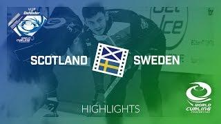 HIGHLIGHTS: Scotland v Sweden - Men round-robin - World Junior Curling Championships 2018