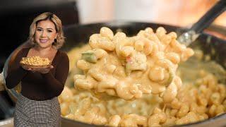 ONE POT MAC & CHEESE con Rajas it’s so Easy and so Creamy!!!