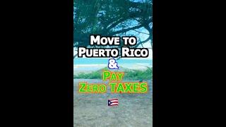 Pay NO taxes in Puerto Rico #elpodcast  #shorts #reels  #act60