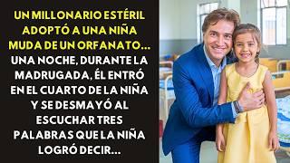 UN MILLONARIO ESTÉRIL ADOPTÓ A UNA NIÑA MUDA DE UN ORFANATO… UNA NOCHE, DURANTE LA MADRUGADA...