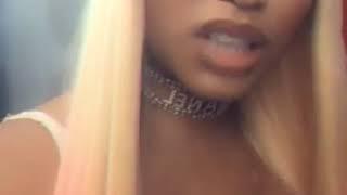 Nicki Minaj Rapping To DaBaby Suge Remix on Queen Radio live on Power 106 (Instagram Video)