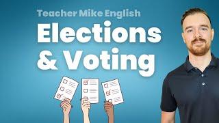 English Vocabulary for ELECTIONS and VOTING (Master the basics!)