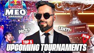 TOP 5 upcoming tournaments that will blow your mind away in BGMI #bgmi