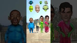 Old buddhi, green alien, fatty dog blue & me - correct head matching game with dame tu cosita songs