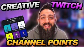 How to create creative Channel Points that Twitch chat can control