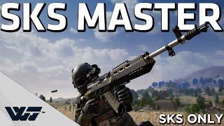 SKS MASTER - ONLY USING THE SKS AND IT WORKS - PUBG