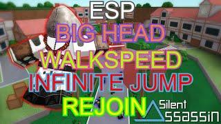 ROBLOX SCRIPT ~ SILENT ASSASSIN ~ ESP ~ INF JUMP ~ WALKSPEED ~ BIG HEAD ~ INSANE SCRIPT 2020