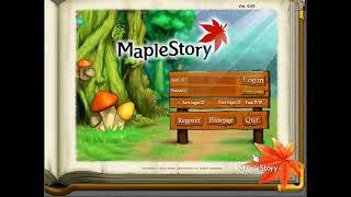 1 Hour of Maplestory Login page