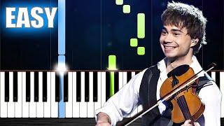 Alexander Rybak - Fairytale - EASY Piano Tutorial