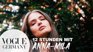 12 Stunden mit Topmodel Anna-Mila |Morgenroutine, Lieblingspodcasts, Facetime-Shooting|VOGUE Germany