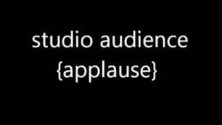 studio audience applause sound FX