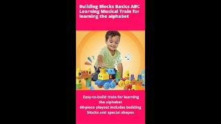 Building Blocks Basics ABC Learning Musical Train for learning the alphabet #shortsvideos