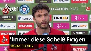 "Immer diese Scheiß Fragen..." Jonas Hector im Interview zum 0:1 Relegationsspiel 1.FC Köln vs. Kiel