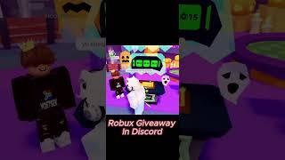  Robux Giveaway Winner!  #pls donate #giveaway #robux #roblox #shorts