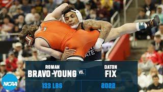 Roman Bravo-Young vs. Daton Fix: 2022 NCAA wrestling championship final (133 lb.)