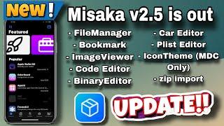 UPDATED Misaka v2.5 is out released | Package manager Tweaks non-Jailbroken | A12+ on iOS 15-16.6b1