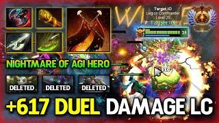 EPIC 617 DUEL DAMAGE OFFLANE Legion Commander Non-stop Victory 100% Delete All Enemy 7.37d DotA 2