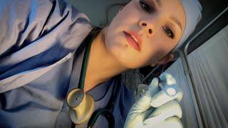 ASMR Hospital Anesthesiologist Full Body Exam Before Surgery | Connecting You to the Monitor