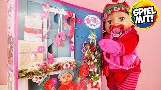 Baby Born ADVENTSKALENDER 2018 - Komplettes  PUPPEN WEIHNACHTSOUTFIT - Wir öffnen alle 24 Türchen