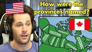 American Reacts to How Canadian Provinces Got Their Names