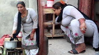 Making Tea In Home - Village Women Daily Routine Work - Pak Villages - Rural Life