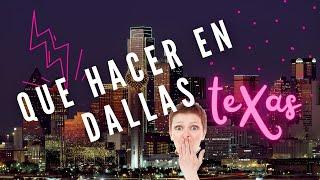  Que HACER en DALLAS TEXAS ️ LUGARES que VISITAR en DALLAS TEXAS