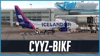 Flying Icelandair MAX8 into Keflavík (BIKF) | iFly MAX8 | *LONG-HAUL* | VATSIM