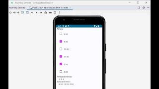 Android Compose Demo: Set of Checkboxes