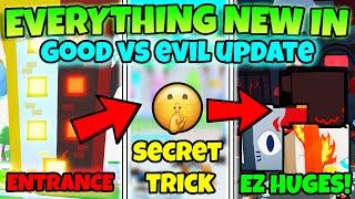 *NEW*SECRET TRICK TO GET TONS OF HUGES! EVERYTHING NEW IN GOOD VS EVIL UPDATE! Pet Simulator 99!